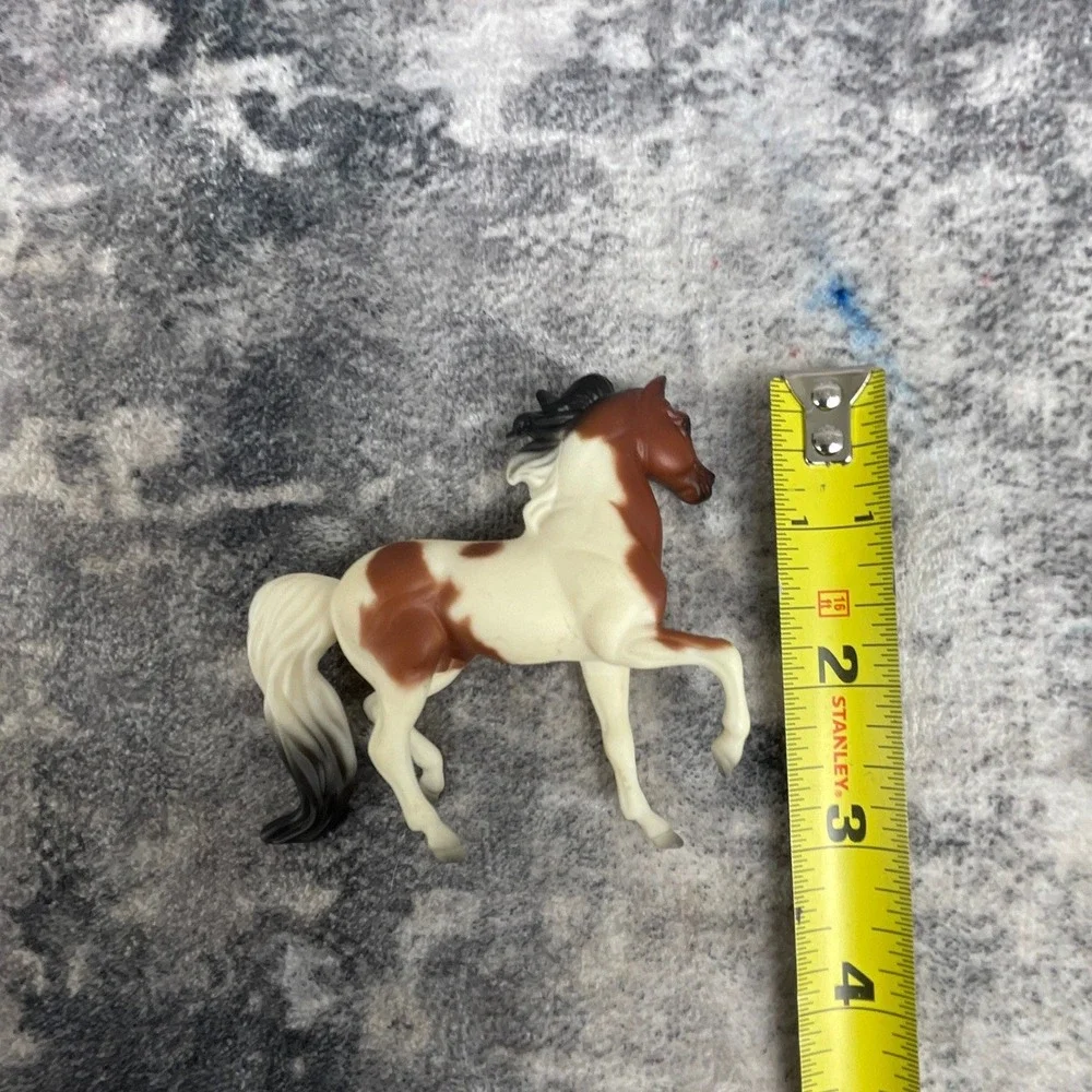 Vtg 1999 Breyer Prancing‎ Bay Pinto Horse Westerncore Tan White Decor